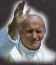 Paus Johannes Paulus II die ons helpt Christus te vinden