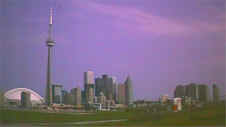 De Skyline van Toronto, plaats van de Wereldjongerendag 2002